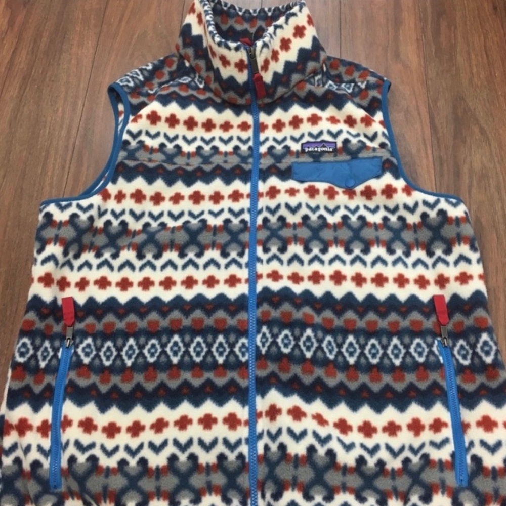 Patagonia Mens Aztec Vest Size L Like New! - Picture 1 of 3